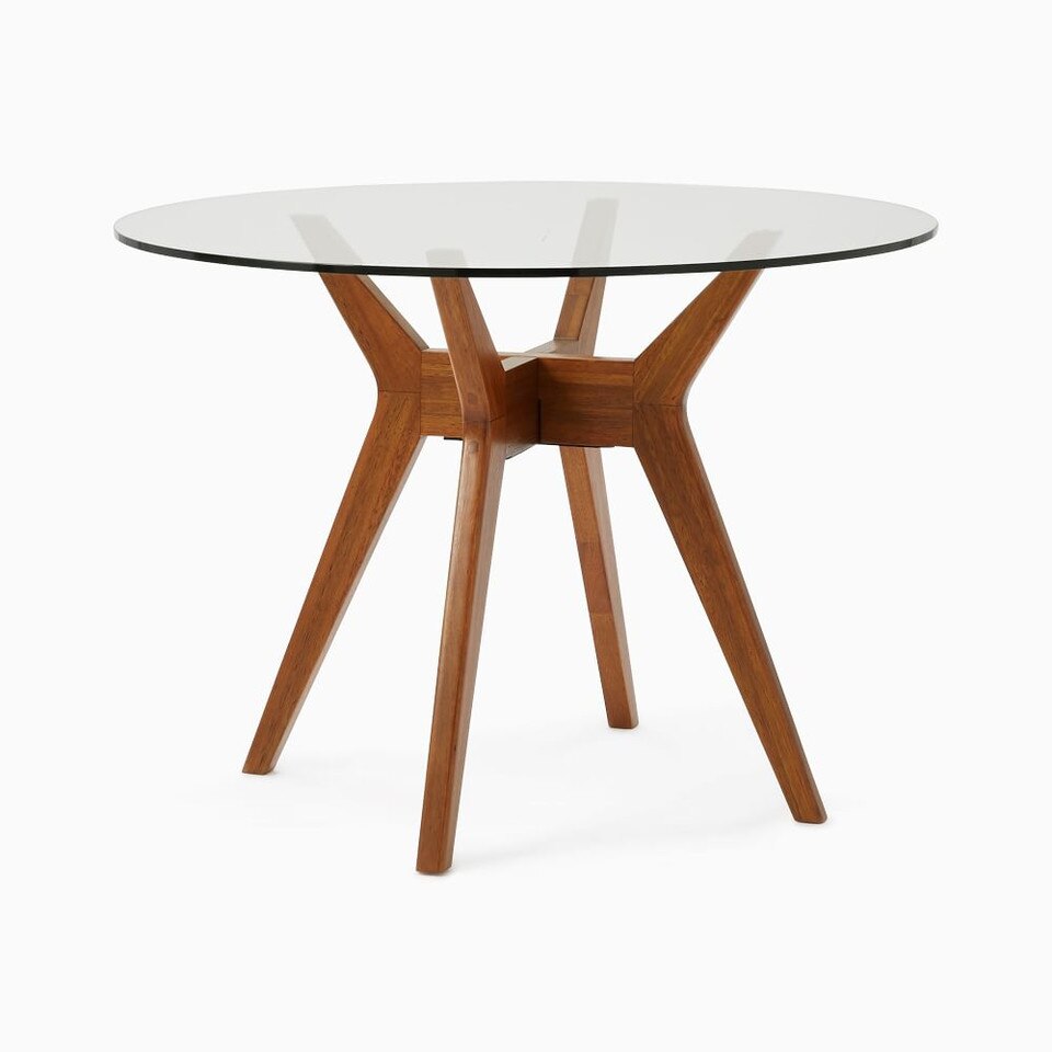 Jensen Round Dining Table (107 cm) West Elm UK